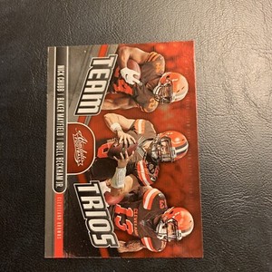 B51c Tt-Cb Nick Chubb Baker Mayfield Odell Beckham Jr 2019 Absolute Team Trios￼