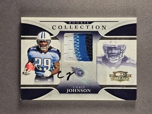 2008 Donruss Threads Rookie Collection #RCM-10 Chris Johnson /10 RPA Patch Auto - Picture 1 of 4