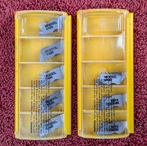 8 NEW KENNAMETAL Top Notch NR3031L Carbide Grooving Inserts, Grade K420 - Picture 1 of 2