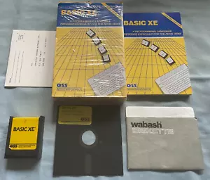 BASIC XE - Atari 400/800 Computer OSS Cartridge BOXED w/Extension Disk - TESTED! - Picture 1 of 1