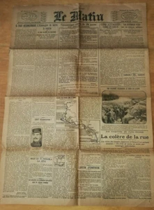 GUERRE 14 18 WW1 JOURNAL LE MATIN DU 29 JANVIER 1915 ACTUALITES - Picture 1 of 1