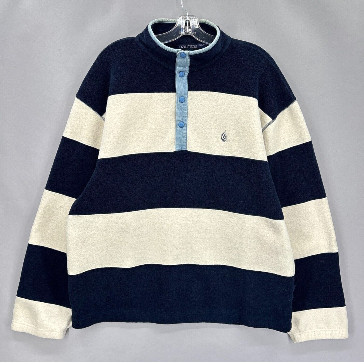 トップス vintage NAUTICA knit LL Vintage Nautica Colour Block Knit Sweater - L – Steep Store