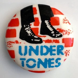 Rara spilla bottone vintage fine anni 70 THE UNTONES distintivo fascia Feargal Sharkey 1" - Foto 1 di 2