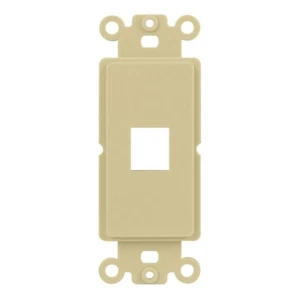 Construct Pro™ 1 porta singola banda Keystone Decora Style Inserto Cinghia (Avorio) - Foto 1 di 5