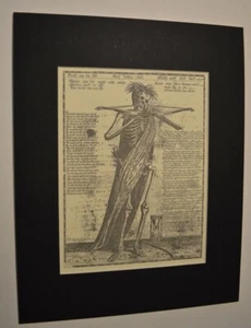 HORROR Matted Print DEATH WITH A CROSSBOW Fits an 11x14 Frame - Bild 1 von 1