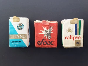 LOTTO E 3 RARI PACCHETTI SIGARETTE ITALIANE MORBIDE SOFT VUOTI VINTAGE ANNI 70 - Foto 1 di 13