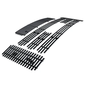 Fits 2008-2010 Ford F-250/F-350/F-450/F-550 SD Black Billet Grille Insert Combo - Picture 1 of 7