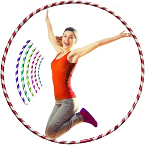 Multicolour Children's Adults Hula Hoop Kids Outdoor Exercise Workout Fitness UK - Picture 1 of 12