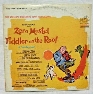 Fiddler On The Roof: Orig. Broadway Cast 1969-71 LSO-1093 Indianapolis Press NM- - Picture 1 of 12