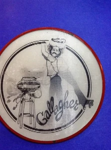 Vintage Vari-Vue Prismatic Button Gallagher Smashing Watermelon - Picture 1 of 8