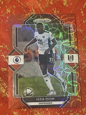 2022-23 Panini Prizm Premier League Issa Diop Choice Red Prizm /30 Fulham #71 - Image 1 of 3
