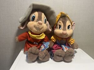 Vintage NWT 1991 An American Tail: Fievel Goes West Stuffed Plush Dolls Applause