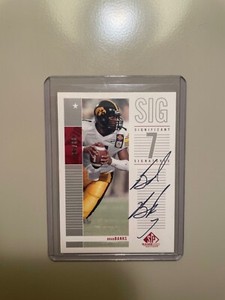 2003 SP GameUsed Significant Signatures BRAD BANKS Auto RC #d/ 99 IOWA HAWKEYES