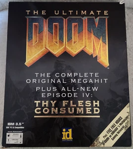 The Ultimate Doom (PC, 1995), IBM 3.5 Floppy Disks, Big Box PC, Retro Classic - Picture 1 of 15