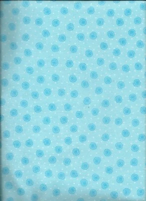 New AE Nathan Comfy Flannel Swirl Blue Flannel Fabric by the Quarter-Yard - Image 1 of 2