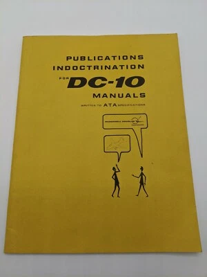 Publications Indoctrination For DC-10 Manuals Mcdonnell Douglas Corp.  Aviation - Image 1 of 4