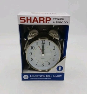 SHARP - Twin Bell Alarm Clock - Picture 1 of 2