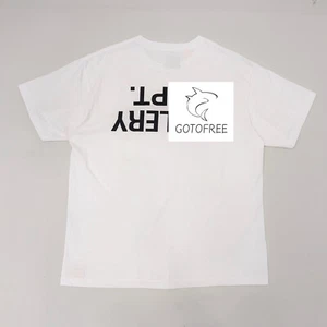 GOTOFREE 25SS WHITE GDEPT T SHIRT LETTERS UPSIDE DOWN HIPHOP CALIFORNIA TOP TEE - Picture 1 of 5