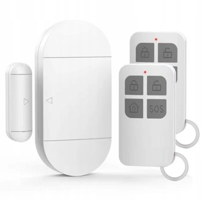 Fensteralarm mit 2 Fernbedienungen, 130dB Sirene 4 Zellen Batterie Einbruchalarm - Bild 1 von 4