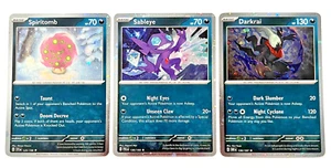 Pokémon Scharlachrot & Violett - Darkrai Sableye Spiritomb - Kosmos Holo Promo 129 136 - Bild 1 von 2