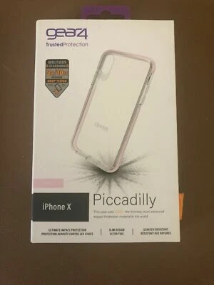 Gear4 Piccadilly Series Case For iPhone X/XS (Clear / Rose) - Image 1 of 3