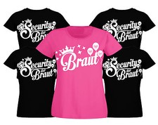 Hen Night T-shirt Bachelor Parties Security Bride -Shirt Ladies