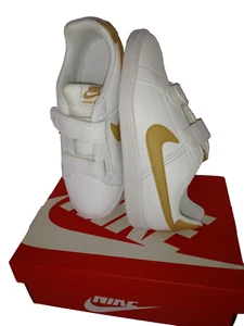 NIKE COURT ROYALE CLASSIC/RETRO (PSV) WEISS/C.GOLD GRÖSSE 13C - Bild 1 von 8