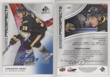 2019-20 Upper Deck SP Game Used CHL Edition Blue Auto Jamieson Rees #20 Auto