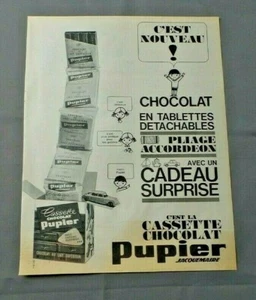 PUB PUBLICITE ANCIENNE ADVERT CLIPPING 170519 / CHOCOLAT PUPIER JACQUEMAIRE - Imagen 1 de 1