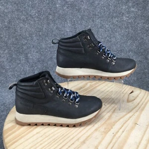 Merrell Boots Womens 8.5 Alpine Hiker Bootie Black Lace Up Vegan Leather J003594 - Picture 1 of 16