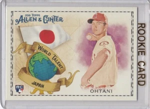 SHOHEI OHTANI ROOKIE CARD 2018 Topps Allen & Ginter JAPAN WORLD TALENT Angels RC - Picture 1 of 2