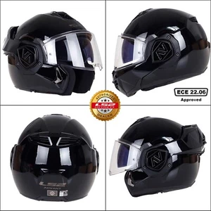 CASCO INTEGRALE MODULARE MOTO LS2 FF906 ADVANT FLIP-FRONT ECE22.06, NERO - Foto 1 di 9