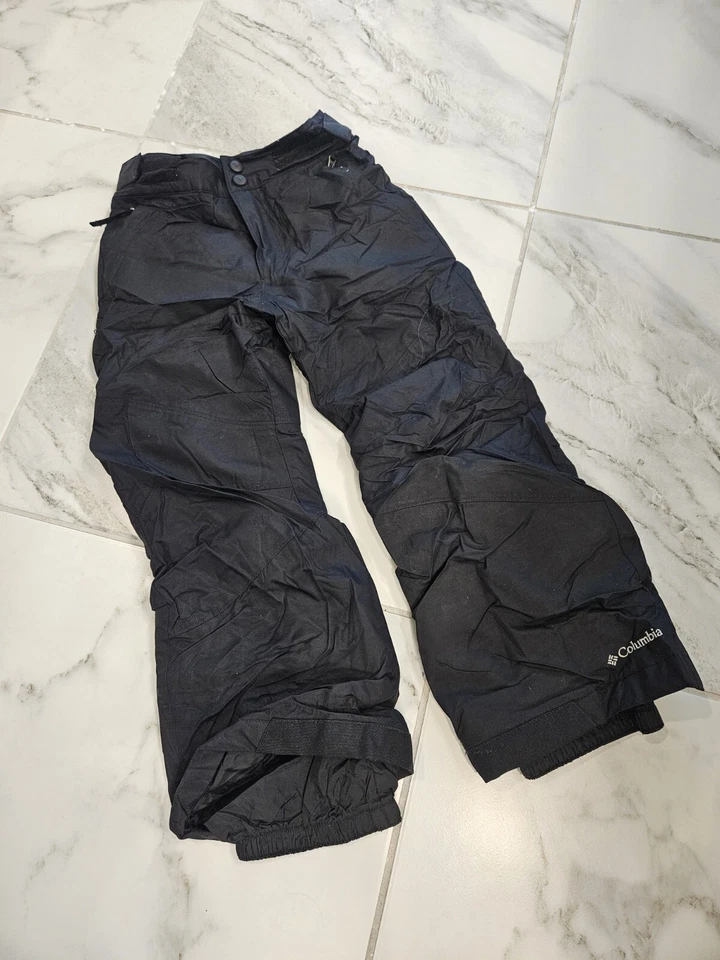 Columbia Bugaboo Esquí Snow Boarding Pantalones XS 6 Omni-Tech Jóvenes Niños Niñas Negro Z Foto 1 de 4