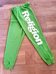 True Religion Jogginghose Sweat Sporthose lang 3XL grün Designer - Bild 1 von 3
