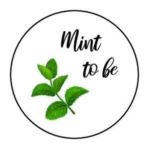 30 "Mint" To Be wedding invitation stickers, labels, tags, envelope seals 1.5"  - Picture 1 of 1