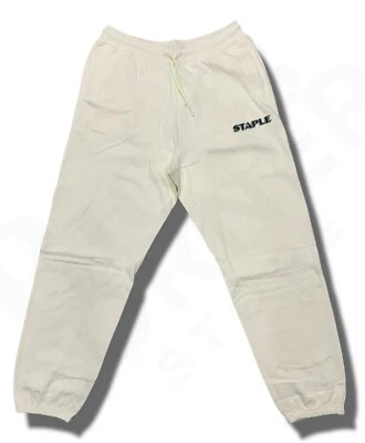 Pantalones deportivos Jeff Staple talla XL bordados jogger peso pesado crema ropa de calle Foto 1 de 4