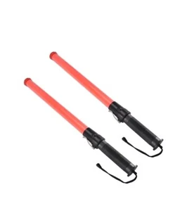 Traffic Control LED Light Wand Safety Security Light Baton Pack Of 5  - Picture 1 of 3