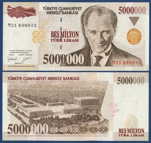 TURCHIA / TURCHIA 5.000.000 lire 1997 UNC P.210 - Foto 1 di 1