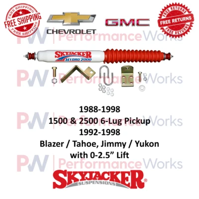 Kit individual estabilizador de dirección Skyjacker con 0-2,5" para Blazer Yukon Suburban 1500 Foto 1 de 4