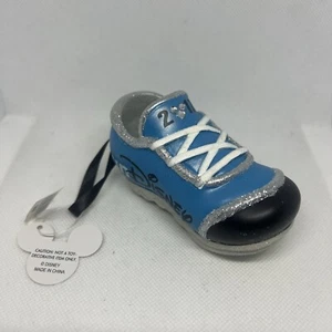 2017 Disney Parks Run Disney Ornament Blue Sneaker w/Glitter NWT Christmas - Picture 1 of 4