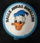 Patch vintage amusant Kalle Ankas Bokklubb Donald Duck Disney rosée C6-1-Y
