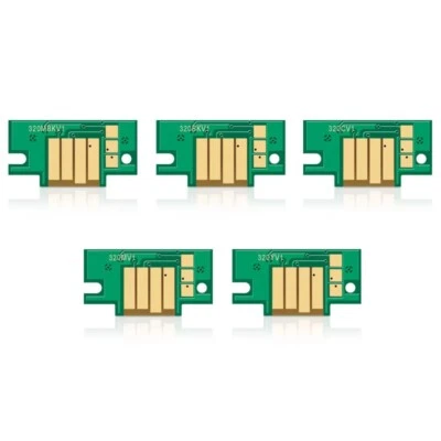 5 Colors PFI-320 Ink Cartridge Chip for Canon TM-200 TM-205 TM-300 TM-305 - Image 1 of 2