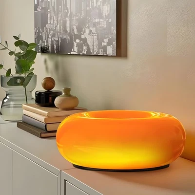 - Creative Design Atmosphere Donut Lamp, Plug- in Bedsided Wall Sconce Or Amb... - Image 1 of 4