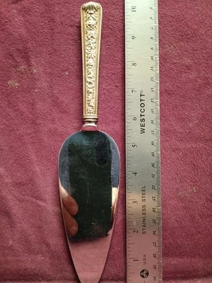 Watson Sterling 1940 WINDSOR ROSE PASTEL SERVER 10 1/4" sin monograma Foto 1 de 4