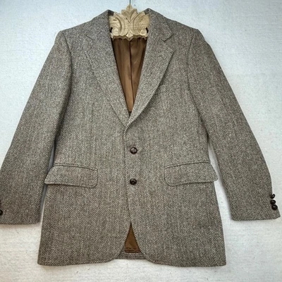 Blazer Harris Tweed Para Hombres 42 Regular Tejido a Mano Lana Escocesa EE. UU. Abrigo Deportivo Foto 1 de 4