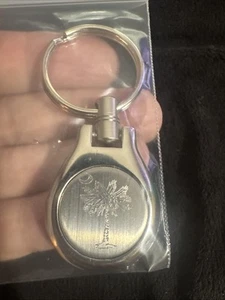 South Carolina Palmetto Moon Silver Keychain - Picture 1 of 5