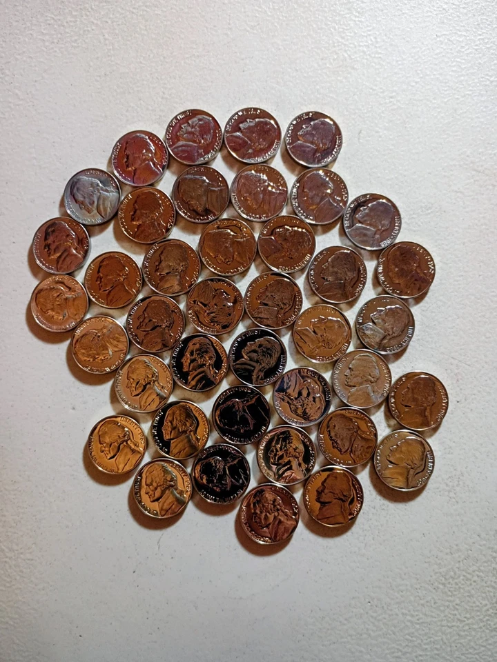 $$1962-P-Gem!-Proof -Jefferson Nickel-Roll - Image 1 of 3