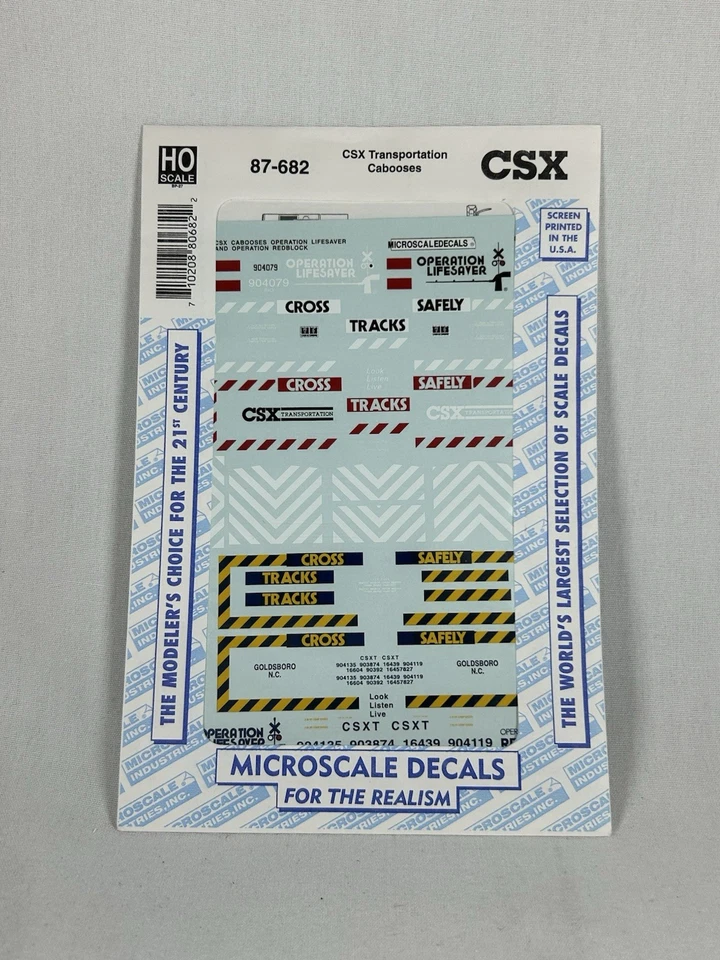 HO Microscale CSX Transportation Cabooses 87-682 - Image 1 of 1