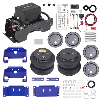 Wireless Air Compressor Kit + Air Spring Kit For Ford F-450 2WD 4WD 2004-2025 - Изображение 1 из 4