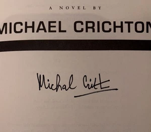 Disclosure Signed Hardcover Book by Michael Crichton {1994 Edition} - Picture 1 of 10